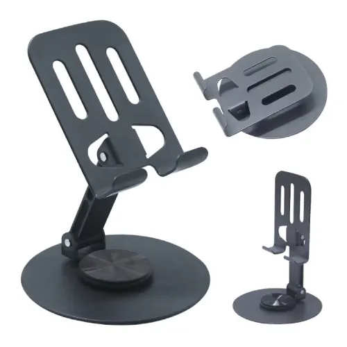 SW030 Metal Phone Holder Black